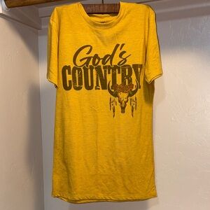 Delta Yellow God's Country Tee